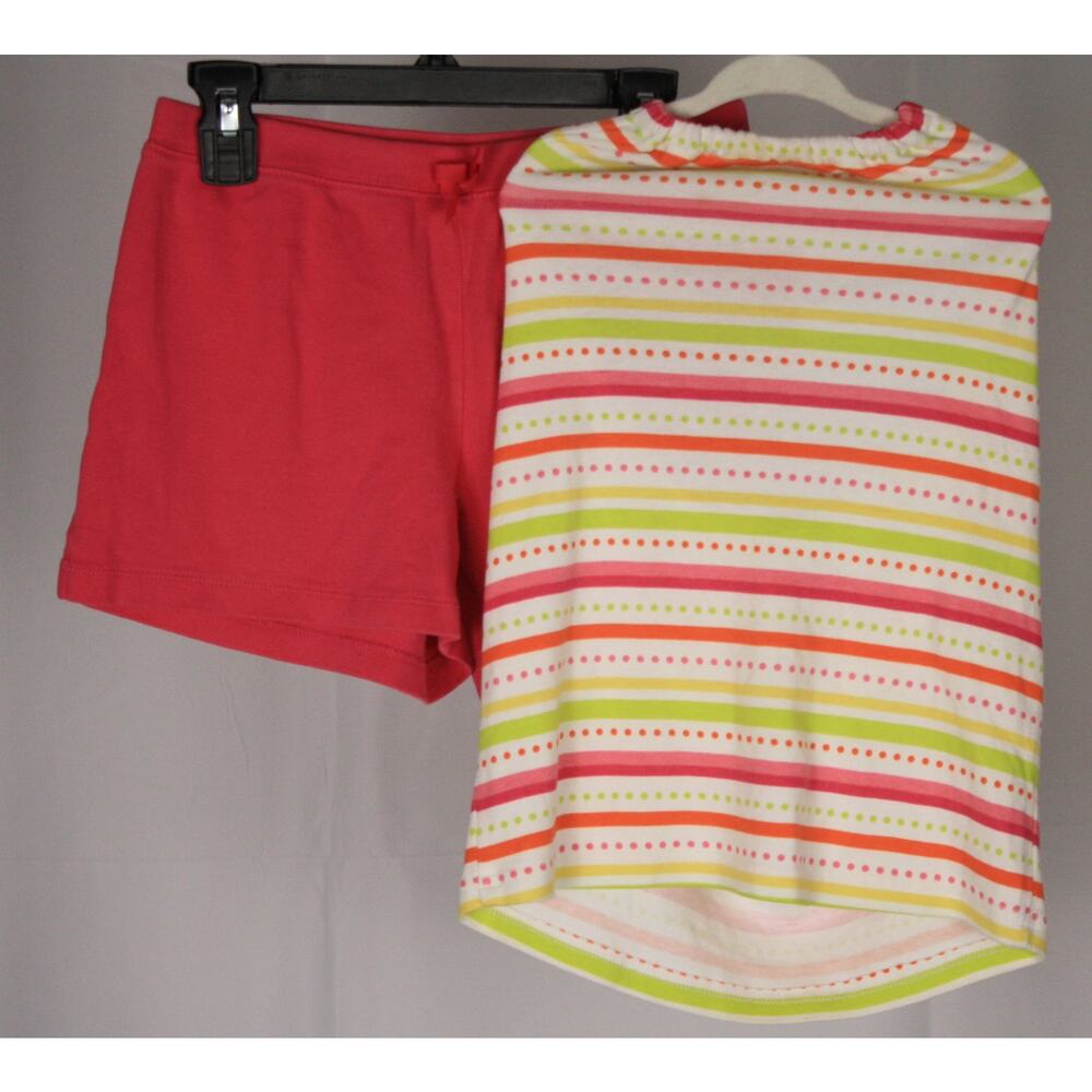 Gymboree Girls Size 12 Matching Shorts & Stripe Top Set